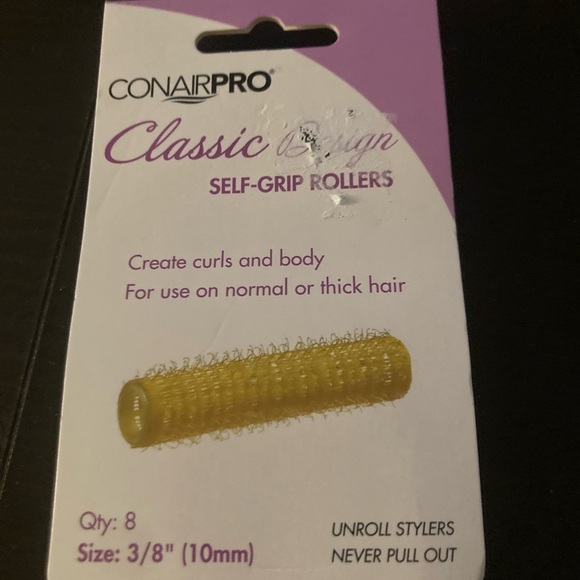 4/$25 ConairPro Classic Design Self-Grip Rollers - Yellow in color. 8 piece set - Picture 4 of 4